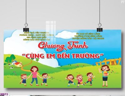 File tranh File tranh mầm non lớp học trường học MN72 (gốc) chủ đề trẻ em