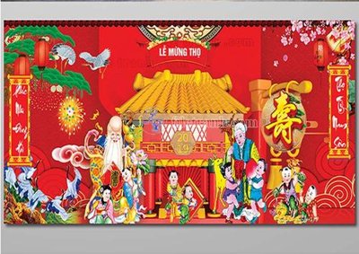 File gốc file in banner phông mừng thọ MT302 (AI/EPS) cho in ấn