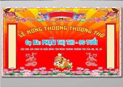 Download file gốc file in banner phông mừng thọ MT306 (in lụa) cao cấp