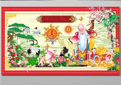 Tải file gốc file in banner phông mừng thọ MT337 (để in lụa)