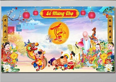 File gốc file in banner phông mừng thọ MT356 (chuẩn CMYK) cho nhà in