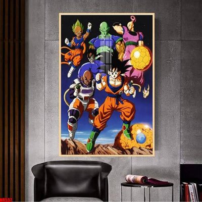 File gốc File tranh hoạt hình Anime 7 viên ngọc rồng Dragon Ball NR557 (thiết kế) cho in ấn