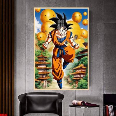 File gốc in tráng gương File tranh hoạt hình Anime 7 viên ngọc rồng Dragon Ball NR583 chi tiết