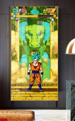 Download file File tranh hoạt hình Anime 7 viên ngọc rồng Dragon Ball NR628 (gốc) in mica đèn LED