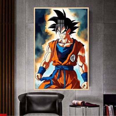 Ảnh gốc File tranh hoạt hình Anime 7 viên ngọc rồng Dragon Ball NR687 (nét căng) in mica