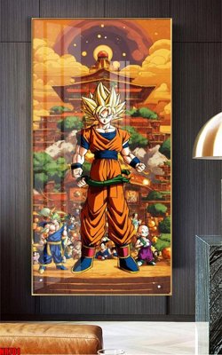 File gốc File tranh hoạt hình Anime 7 viên ngọc rồng Dragon Ball NR701 (in 3D) cho trang trí