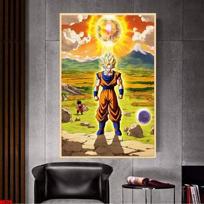 File tranh File tranh hoạt hình Anime 7 viên ngọc rồng Dragon Ball NR720 (bản gốc) in canvas