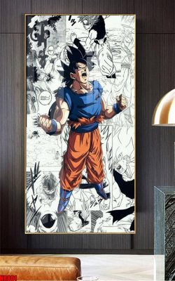 Tải file gốc File tranh hoạt hình Anime 7 viên ngọc rồng Dragon Ball NR801 (in bạt) quảng cáo
