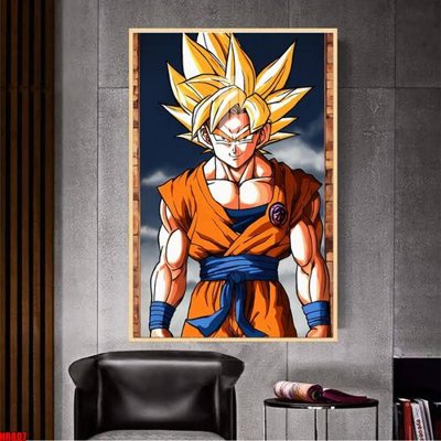 File gốc File tranh hoạt hình Anime 7 viên ngọc rồng Dragon Ball NR807 (in lụa) tranh phong thủy