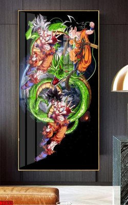 File PSD File tranh hoạt hình Anime 7 viên ngọc rồng Dragon Ball NR835 (gốc) nhiều lớp (multi-layer)