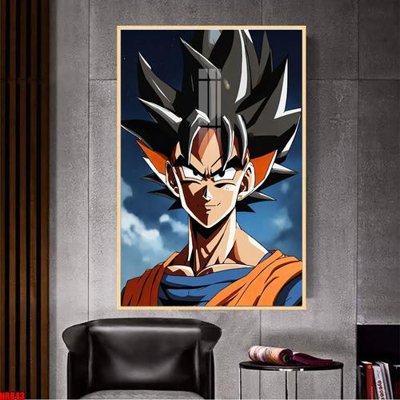 File tranh File tranh hoạt hình Anime 7 viên ngọc rồng Dragon Ball NR843 (bản gốc) in lụa dán tường