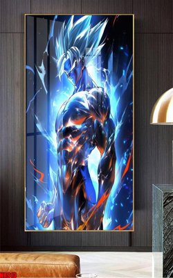 File gốc File tranh hoạt hình Anime 7 viên ngọc rồng Dragon Ball NR913 (in lụa) tranh mã đáo