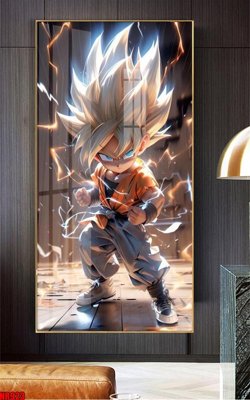 File in trần File tranh hoạt hình Anime 7 viên ngọc rồng Dragon Ball NR923 (bản gốc) phong cảnh