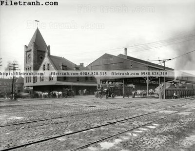 File tranh gốc New York Central_ 1905 (bản quyền) file PSD