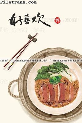 File gốc Nha hang am thuc Trung Quoc Zhang Xin 141 (thiết kế) cho in ấn