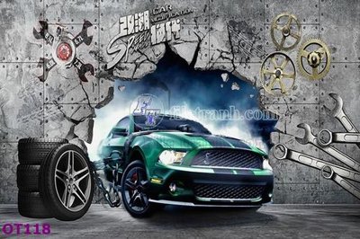 File tranh gốc File tranh ô tô 3d OT118 (bản quyền) Filetranh.com
