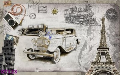 Mua file tranh gốc File tranh ô tô 3d OT123 tại Filetranh.com