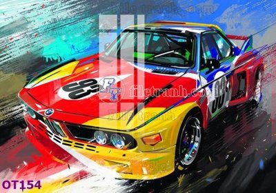 Tải file File tranh ô tô 3d OT154 (gốc) làm file thiết kế