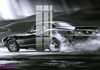 Tải file File tranh ô tô 3d OT173 (PSD) cho in ấn quảng cáo