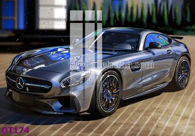 File gốc in ấn File tranh ô tô 3d OT174 độ phân giải cao