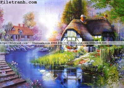 File tranh Oil-Painting003 (gốc) in backlit film