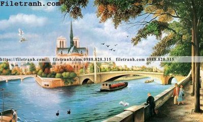 File tranh Oil-Painting037 (gốc) chủ đề động vật