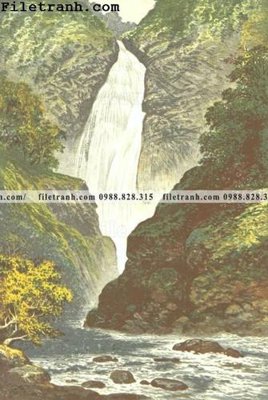 File gốc Oil-Painting104 (in lụa) tranh thuận buồm