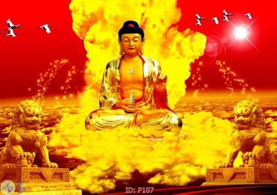 File PSD File phật giáo P107 (gốc) nhiều lớp (multi-layer)