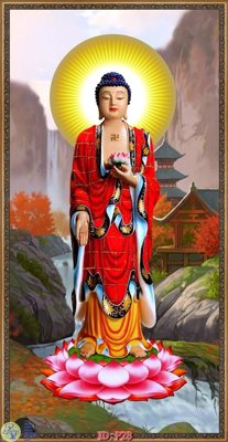 File in trần File phật giáo P28 (file gốc) hoa văn 3D