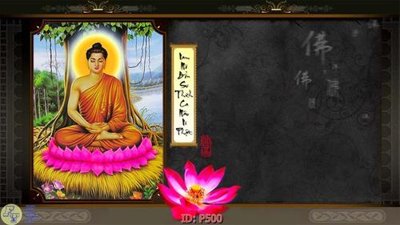 File in lụa File phật giáo P500 (phong cảnh) File phật giáo P500