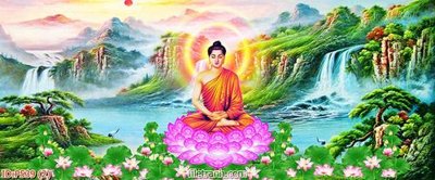 File tranh in mica File phật giáo thần tài P539 (độ phân giải cao)