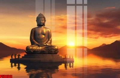 File tranh PSD File tranh phật giáo 5D P5D1011 chất lượng cao