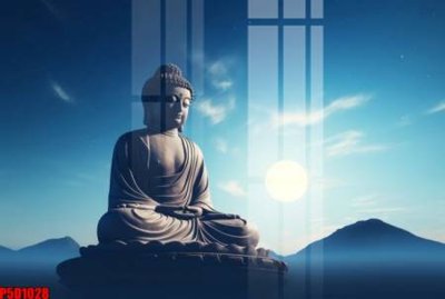 File gốc File tranh phật giáo 5D P5D1028 (in lụa) cao cấp