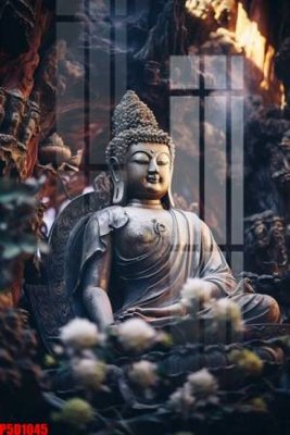 File PSD File tranh phật giáo 5D P5D1045 (gốc) nhiều lớp (multi-layer)