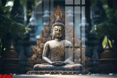 File tranh gốc File tranh phật giáo 5D P5D1067 chủ đề hiện đại