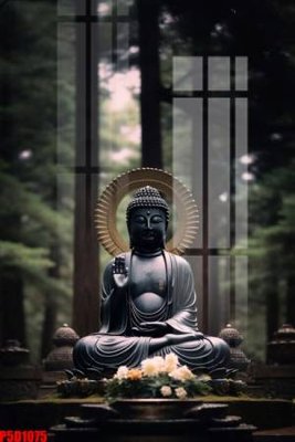 File gốc File tranh phật giáo 5D P5D1075 (in tráng gương) nghệ thuật