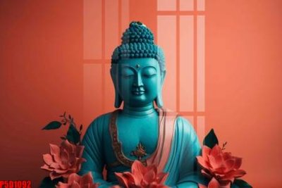 File gốc in tráng gương File tranh phật giáo 5D P5D1092 chi tiết