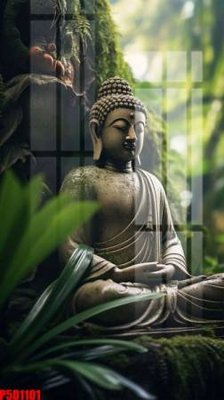 File in mica File tranh phật giáo 5D P5D1101 (bản gốc) siêu trong