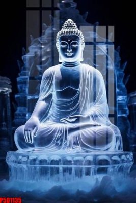 Tải file gốc in lụa File tranh phật giáo 5D P5D1135 siêu nét