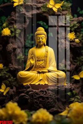 Download file gốc File tranh phật giáo 5D P5D1137 (in mica) trang trí