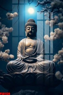 File in mica File tranh phật giáo 5D P5D1139 (bản gốc) làm vách ngăn