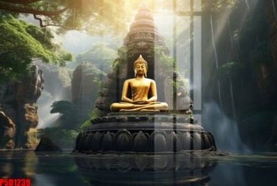 Ảnh gốc File tranh phật giáo 5D P5D1239 (độ nét cao) in tráng gương