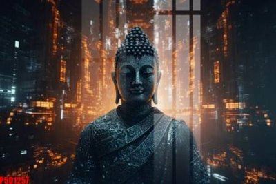 File in trần File tranh phật giáo 5D P5D1257 (file gốc) xuyên sáng