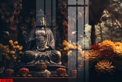 Chi tiết file tranh tráng gương File tranh phật giáo 5D P5D1270 (ảnh gốc)