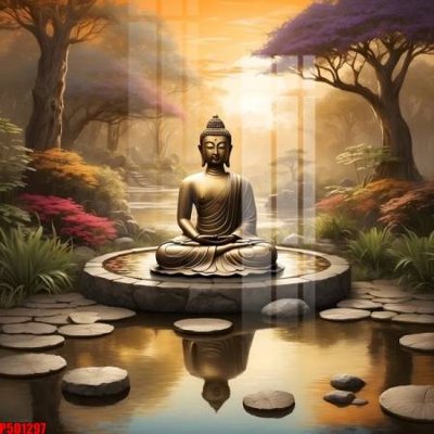 Chi tiết file tranh tráng gương File tranh phật giáo 5D P5D1297 (ảnh gốc)