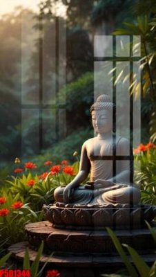 Download file gốc File tranh phật giáo 5D P5D1344 (in mica) trang trí