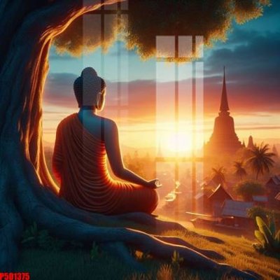 File ảnh File tranh phật giáo 5D P5D1375 (gốc) in biển hiệu