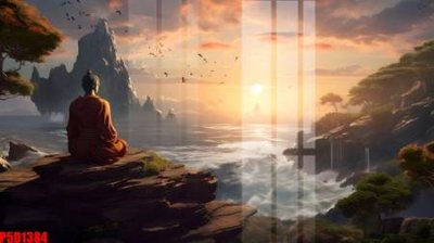 Tải file File tranh phật giáo 5D P5D1384 (gốc) chủ đề phong thủy