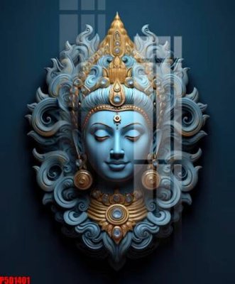 File gốc File tranh phật giáo 5D P5D1401 (trang trí) phòng ngủ