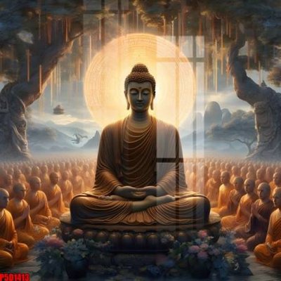 File in ấn File tranh phật giáo 5D P5D1413 (bản gốc) chất lượng cao